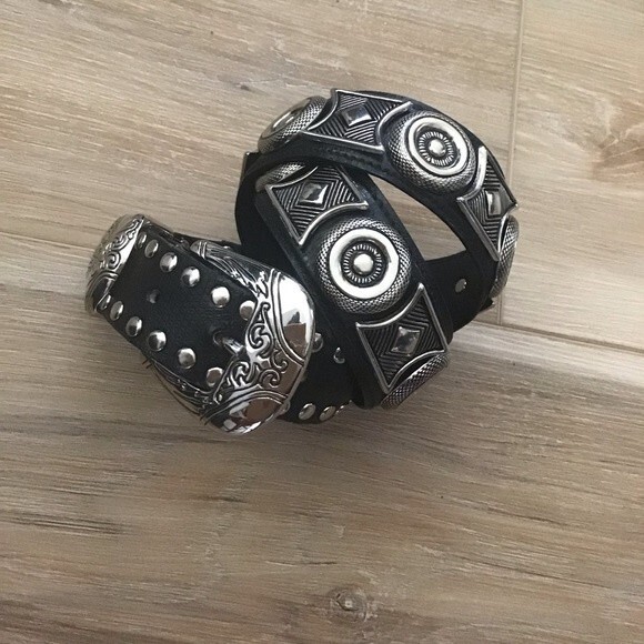 Leather Boho/Western Belt S - Picture 1 of 7